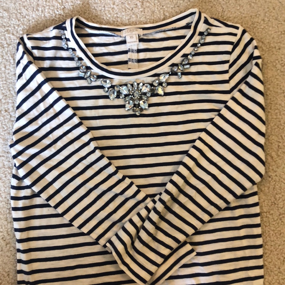 J.Crew Embellished Top